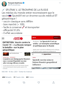 le vaccin Sputnik V plébiscité sur Twitter2